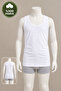 Boy's Undershirt 0036 Wide Straps 100% Cotton (Seher Authorized Seller) 3 Pieces - White - 2
