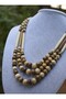 Real Bone Ethnic Tibetan Design Necklace - Brown - - 3