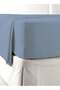 Noon East Twin/Double Size Fitted Sheet | Soft 400TC Sateen Cotton Material | Sky Blue Color | 1 Fitted Sheet 120 X 200 Cm With 40 Cm Deep Pocket| Suitable For Double Size Mattress - 3