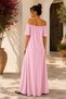 Women's Open Shoulder Maxi Dress - 3