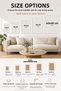 Natural Wood Framed 3-Piece Blue Tones Minimalist Linear Floral Wall Painting Wall Decor for Living Room Living Bedroom Kitchen - 5