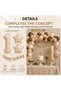 Birthday Decoration Set 1-9 Years Old |   Number Balloon + Balloon Chain + Happy Birthday + Star Foil Balloon Set Birthday Party Decoration Set Ornament - 5