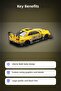 Yellow 1/64 Scale Lb-Er34 Nissan Skyline Super Silhouette Diecast Model Car Bx-313332 - 3