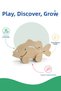 Wooden Fish Toy Natural Handmade Paintable Educational Toy + 6-Piece Paint Set Gift - 3