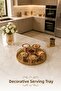 6-Piece Abs Decorative Rose Gold Plated Sugar Bowl Set, 6-Piece Macaron Holder, Coffee Side Serving Set, Turkish Delight Bowl - 3