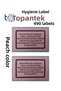 Hygiene Label Protection Tape Safety Label 490 Pieces Powder Color - 2