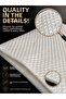 Quilted Bark Stitched Fabric 1 Meter – Cream - 2