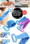 5Pcs Double Sided 70cm Back and Body Cleaning Long 70cm Silicone Back Brush – Bath Massager