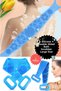 5Pcs Double Sided 70cm Back and Body Cleaning Long 70cm Silicone Back Brush – Bath Massager - 3
