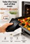 Black Silicone Trivet 16X16Cm Multi-Purpose Pot Pan Coaster Oven Tray Holder Jar Opener Home - 3
