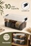 10Lt Lockable Lid Organizer - Elora In-Cabinet Organizer Multi-Purpose Storage Box Transparent - 3