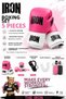 5 Piece Boxing Set - Boxing Gloves + 3.5m Bandage + Jump Rope + Mouthguard + Bandage Washing Net