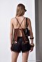 Brown Blouse Twoss26Bz01123 - 5