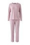 Lila Kurdeleli Cepli Yumuşak Tuşeli Kışlık Waffle Örme Pijama Takımı THMAW27PT00226 - 5