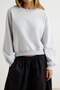 Wardrobe Essentials Kar Melange Thick Fleece Lined Oversize Knitted Sweatshirt Twoaw27Sw00062 - 3