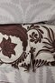 Brown Ethnic Patterned Shorts Skirted Mini Plus Size Bikini Bottom Tbbss23Cr00015 - 6