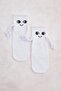 White Girls' Single Socks Tkdaw27Co00012 - 2