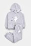 Gray Plain Knitted Bottom - Top Set Tkdaw27Au00022 - 6