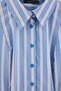 Blue-Multicolor Striped Fitted Cotton Lycra Shirt Twoaw27Go00086 - 2