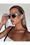 Y2k Sunglasses Silver - Black - 6