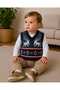 Deer Patterned Baby Sweater