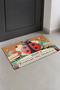 Door Mat 45X70Cm Non-Slip Base Indoor Outdoor Ladybug and Red Vosvos - 3