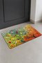 Door Mat 45X70Cm Non-Slip Base Decorative Indoor Outdoor Colorful Birds Tree of Life - 2
