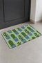 Dikenime Katlan Enjoyment Look at the Green Cactus Welcome Doormat 45X70Cm - 2