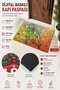 Door Mat 45X70Cm Non-Slip Base Decorative Indoor Outdoor Colorful Birds Tree of Life - 4