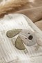100% Cotton Ribbed Hello Friend Dog Embroidered Alphabet Patterned Baby Boy 2-Piece Top and Bottom Set - 5