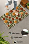 Warm Knots Embroidered Roses Themed Welcome Digital Printed Doormat 45X70Cm - 3