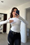 Long-Sleeve Finger-Loop Bodysuit - ECRU - 4