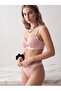 Oyster Model Supported Underwire Bra Set, Satin Detailed, Push Upp - F002 - 4