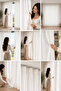 White Satin Sunshade – the Color Doesn'T Matter, It Looks Great with Any Combination! Adds Elegance to Every Room! - 4