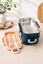 Aura Double Layer Nutrition Container Stainless Steel Lunch Box - 3