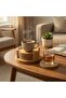 World Heavy Duty 100% Eco-Friendly Natural Bamboo Coasters - Round - 4 Piece Coaster Set (Coffee Time) - 2