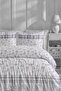Elastic Sheet Duvet Cover Set Double Size Chitir White