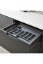 Drawer Cutlery Organizer 67 X 49 cm Gray Kitchen Drawer Organizer - 4