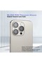 iPhone 14 Pro / 14 Pro Max Stainless Steel Waterproof / Dustproof Purple Pvd Camera Lens Protector - 3