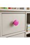 Children's Room Single Button Furniture Handle Diameter 55 mm Pink