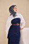 Tivil Pure Silk 11506 - 06 Baby Blue Leopard Pattern - 2