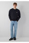 M0S10611 Patch Embroidered Men's Sweatshirt Black - 3