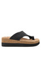 Women's Flip Flops Special Leather Natural Design Orthopedics High Real Cork Sole Summer Slippers - 2
