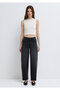Tiya Iconic Anthracite Jean Trousers 1018900-A3056 - 4