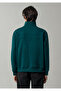 Patch Embroidered Semi-Zip Green Sweatshirt 0S10613-90366 - 6