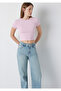 Pink Basic Crop T-Shirt Crop / Short Cut 1600814-91501 - 3
