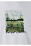 Printed Ecru T-Shirt Regular Fit / Normal Cut 0613517-70057 - 7