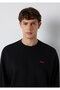 Logo Black Basic Sweatshirt 0S10643-900 - 6