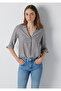 Striped Brown Blouse 122400-85431