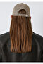 Plaid Patterned Brown Hat 1914121-71575 - 2